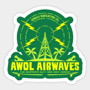 AWOL Airwaves Sticker